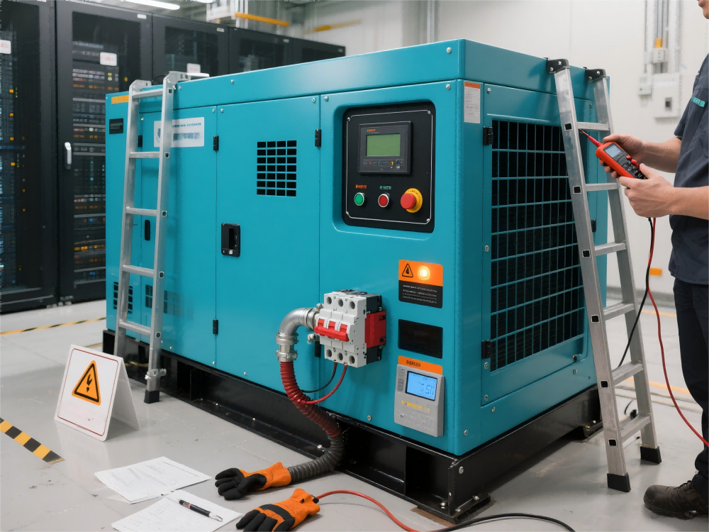 What is the over current protection setting on a generator?